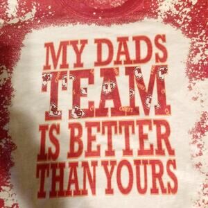 Kansas City Chiefs Bleach Dye Handmade Graphic Tee